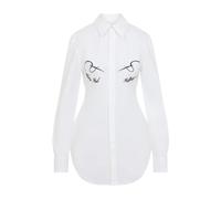 Jean Paul Gaultier, ,Blouses & Shirts ,Donna ,Bianco ,2XS Needles Flock Shirt