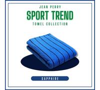 Jean Perry Sport Trend Asciugamano Bagno 100% Cotone Grigio 68x137cm
