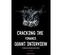 Jean Peyre Cracking the Finance Quant Interview (Tascabile)