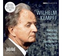 Jean-Philippe R Wilhelm Kempff: Piano Recital 1962: Original SWR Tapes Rema (CD)