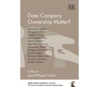 Jean-Philippe Touffut Does Company Ownership Matter? (Copertina rigida)
