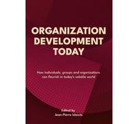Jean-Pierre Isbouts (Ed ) Organization Development Today (Tascabile)