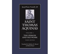 Jean-Pierre Torrell Saint Thomas Aquinas (Tascabile)