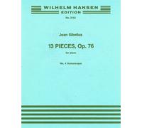 Jean Sibelius: 13 Pieces Op.76 No.4- Humoresque. Partitions pour Piano