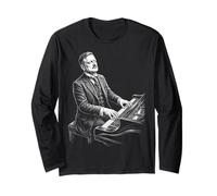Jean Sibelius Compositore Pianista Maglia a Manica