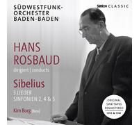 Jean Sibelius Hans Rosbaud Conducts Sibelius: 3 Lieder/Sinfonien 2, 4 & 5 (CD)