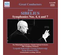 Jean Sibelius Jean Sibelius: Symphonies Nos. 4, 6 and 7 (CD) Album