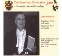 Jean Sibelius Sibelius: Symphony No. 6 in D Minor/Symphony No. 4 in a Minor (CD)
