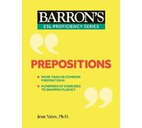 Jean Yates Barron's Educational Series Prepositions (Tascabile)