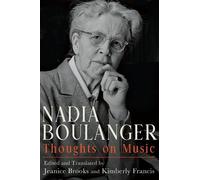 Jeanice Brooks Nadia Boulanger (Copertina rigida) Eastman Studies in Music