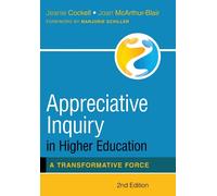 Jeanie Cockell Joan McArthu Appreciative Inquiry in Higher Ed (Copertina rigida)