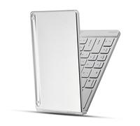 Jeankak Tastiera Bluetooth Pieghevole, Tastiera Wireless Magnetica Portatile con Custodia Protettiva Tastiera Pieghevole Ultra Sottile Ricaricabile A Grandezza Naturale per Smartphone, Tablet