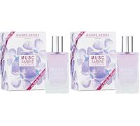 Jeanne Arthes Eau De Parfum La Ronde des Fleurs Musk Amber 30 ml (Confezione da 2)