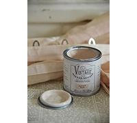 Jeanne d'Arc Living Vintage Paint 701112 ECO Label - Vernice a gesso per pittura a base d'acqua ed ecologica, 700 ml, colore calcare JDL