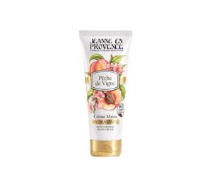 JEANNE EN PROVENCE - Crema per le mani - Pesca di Vite - Nutre, Profume & Ammorbidisce - Per pelli secche - 95% Ingredienti di origine naturale - Made in France à Grasse - 75 ml