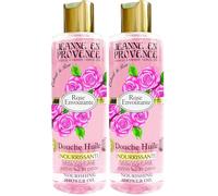 JEANNE EN PROVENCE - Incantevole gel doccia con olio di rosa - Pulisce, nutre e profumato - Gel doccia per pelle secca - 95% ingredienti naturali - Prodotto in Grasse - 250 ml (Confezione da 2)