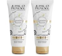 JEANNE EN PROVENCE - Latte corpo idratante e profumato - Fragranza gelsomino - 95% di ingredienti di origine naturale - Pelle secca - Made in France à Grasse - 200 ml (Confezione da 2)