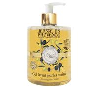 JEANNE EN PROVENCE Sapone Liquido mani Divina Oliva Prodotto Grasse 500ml | Flacone con erogatore da 500 ml - 95% di ingredienti di origine naturale - Prodotto in Francia a Grasse