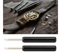 Jeanoko Apri Cassa Dell'Orologio Dispositivo di Rimozione Batteria Durevole per Strumento Professionale per Orologi, Kit di Riparazione Orologio da 2 Pezzi per Appassionati di Strumenti per Orologi