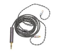 Jeanoko Cavo di Ricambio per Auricolari da 1,1 M in Rame Placcato Argento | Compatibile con SENNHEISER IE300, Suono chiaro, Design leggero, Cavo resistente, Connettori da 3,5 mm, 2,5 mm, 4,4 mm