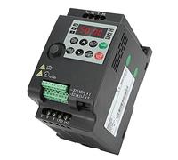 Jeanoko Convertitore di Frequenza Vettoriale Controllo PID Compatto con Regolazione Automatica per Applicazioni Industriali 0,75 KW Plastica ABS (SC100-0R7G-2SB monofase AC220-240V)