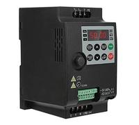 Jeanoko Convertitore di Frequenza Vettoriale Controllo PID Compatto con Regolazione Automatica per Applicazioni Industriali 0,75 KW Plastica ABS (SC100-1R5G-2SB monofase AC220-240V)