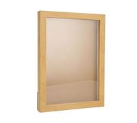 Jeanoko Cornice con Alta Trasmittanza e Staffa (Colore legno naturale) | Materiale in schiuma resistente, espositore multiuso, adatto per uso domestico e alberghiero