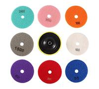 Jeanoko Dischi Diamantati per Lucidatura Dischi Abrasivi Efficienti per Granito, Cemento, Marmo, 100 Mm X 4 Mm, per Uso Professionale