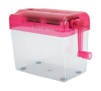 Jeanoko Distruggidocumenti Manuale Compatto Mini Distruggidocumenti Muto per Materiale ABS per Ufficio Scolastico 20,5x9,8x14 Cm