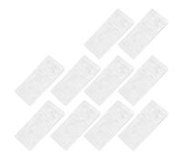 Jeanoko Fermaporta da 10 Pezzi, Design Trasparente e Impilabile, Comodo per Casa, Ufficio, Scuola, TPR 4 X 9,4 Cm