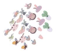 Jeanoko Forcine per Capelli per Bambina da 24 Pezzi, Mollette per Animali Simpatico Cartone Animato da Indossare Ogni Giorno, Accessori per Capelli Sicuri e Non Tossici, Perfetti per le Feste dei