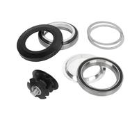Jeanoko Kit Cuscinetti Durevoli in Lega di Alluminio per Serie Sterzo per Bici con Dado a Stella per Tubi Conici da 41 Mm e Forcelle da 28,6 Mm