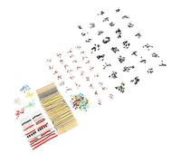 Jeanoko Kit di Componenti Elettronici con Assortimento di 7 Valori | Alta precisione, prestazioni stabili, materiale in lega d\'argento, ottimo per apparecchiature radio