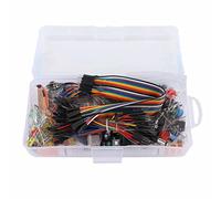 Jeanoko Kit di Componenti Elettronici Starter Assortimento Completo 830 Punti di Collegamento Modulo Diodo Condensatore Resistore Breadboard per Programma di Apprendimento per Principianti R3