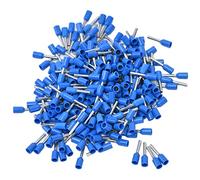 Jeanoko Kit di Terminali a Crimpare per Pin Elettrici con Ghiera Isolata Durevole da 1000 Pezzi per Molteplici Usi in Apparecchiature Elettriche per Cavo A.W.G #20 0,75 mm² (E7508)