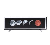 Jeanoko Lampada da Comodino a LED Dimmerabile Continuo Luce Notturna a Controllo Tattile a Risparmio Energetico per la Camera da Letto di Casa Soggiorno ABS PC 271x70x97mm (Luna)