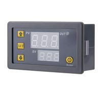 Jeanoko Misuratore Sensore Interruttore Termostato Digitale W3230, Regolatore di Temperatura LED per Temperatura Costante - Ufficio Domestico (220 display rosso e blu)