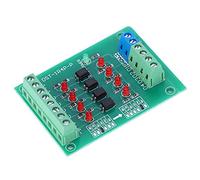 Jeanoko Modulo di isolamento optoisolatore a 4 canali 20KHZ Sostituzione del modulo di livello del segnale di tensione PLC per conversione di livello