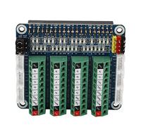 Jeanoko Modulo Scheda di Espansione Sensore per Scheda di Test Porta GPIO 4B 3B CM4 per Principianti, Chip ADC, di Sviluppo Porta IO GPIO LED per Tester di Apparecchiature, Materiale PCB