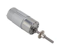Jeanoko Motoriduttore CC Autobloccante Resistente Alla Corrosione DC24V per Macchine per il Conteggio Automatico, Automazione della Produzione in Lega di Alluminio (12 giri/min)