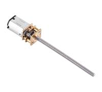 Jeanoko Motoriduttore DC 6V a Coppia Elevata con Albero di Uscita Lungo M3*55MM per Motoriduttore Riduttore, Scatola Ingranaggi Elettrica, 30 Giri/min~500 Giri/min, Ingranaggi Interamente in Metallo