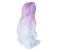 Jeanoko Parrucca per Capelli da Bambola 1/3 Parrucca per Capelli Ricci Lunghi Morbidi Simulazione per per Modellazione di Bambole Cross Dressing (Viola sfumato)