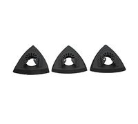 Jeanoko Platorello Abrasivo Multiutensile Oscillante Kit Set a Sgancio Rapido Triangolare Efficiente per il Trasporto del Porto di Chicago, 3 Pezzi Utensile Abrasivo in Acciaio Inossidabile ABS per