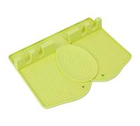 Jeanoko Poggiautensili in Silicone, Grande capacità, Resistente Al Calore | Silicone antiscivolo e resistente, protegge i controsoffitti, facile da pulire, adatto a più utensili