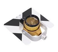 Jeanoko Prisma Singolo per Stazione Totale Durevole per Rilevamento del Territorio, Prisma a Inclinazione Singola per il Rilevamento di Tunnel, Metropolitane, Miniere, Autostrade, Borsa per