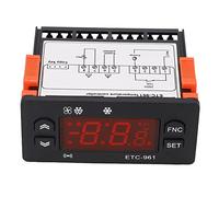 Jeanoko Regolatore Digitale della Temperatura del Congelatore Sbrinamento Flessibile per Celle Frigorifere e Contenitori Medici