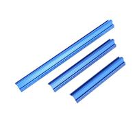 Jeanoko Righello per Bordi per la Lavorazione del Legno, 3 Pezzi, a Forma di V in Lega di Alluminio con Scala Incisa per Misurazioni Accurate, Righello per la Misurazione dei Bordi, per