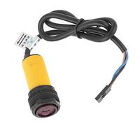 Jeanoko Sensore a Infrarossi Regolabile E18-D80NK con Distanza di Rilevamento di 3-80 Cm per Apparecchiature di Conteggio Robot, Sensore Fotoelettrico per Evitare Ostacoli