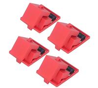 Jeanoko Set di Dispositivi di Blocco Dell'interruttore Automatico da 4 Pezzi, Morsetto Blocco Dell'interruttore Unipolare 480-600 V per la Protezione dell'elettricità delle