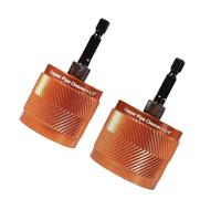 Jeanoko Set di Spazzole Efficienti per Scovolini in Rame per Rimuovere Ruggine e Vernice, 1/2 e 3/4 Pollici, Lega di Alluminio/acciaio Inossidabile, 2 Pezzi per gli Appassionati del Fai da Te